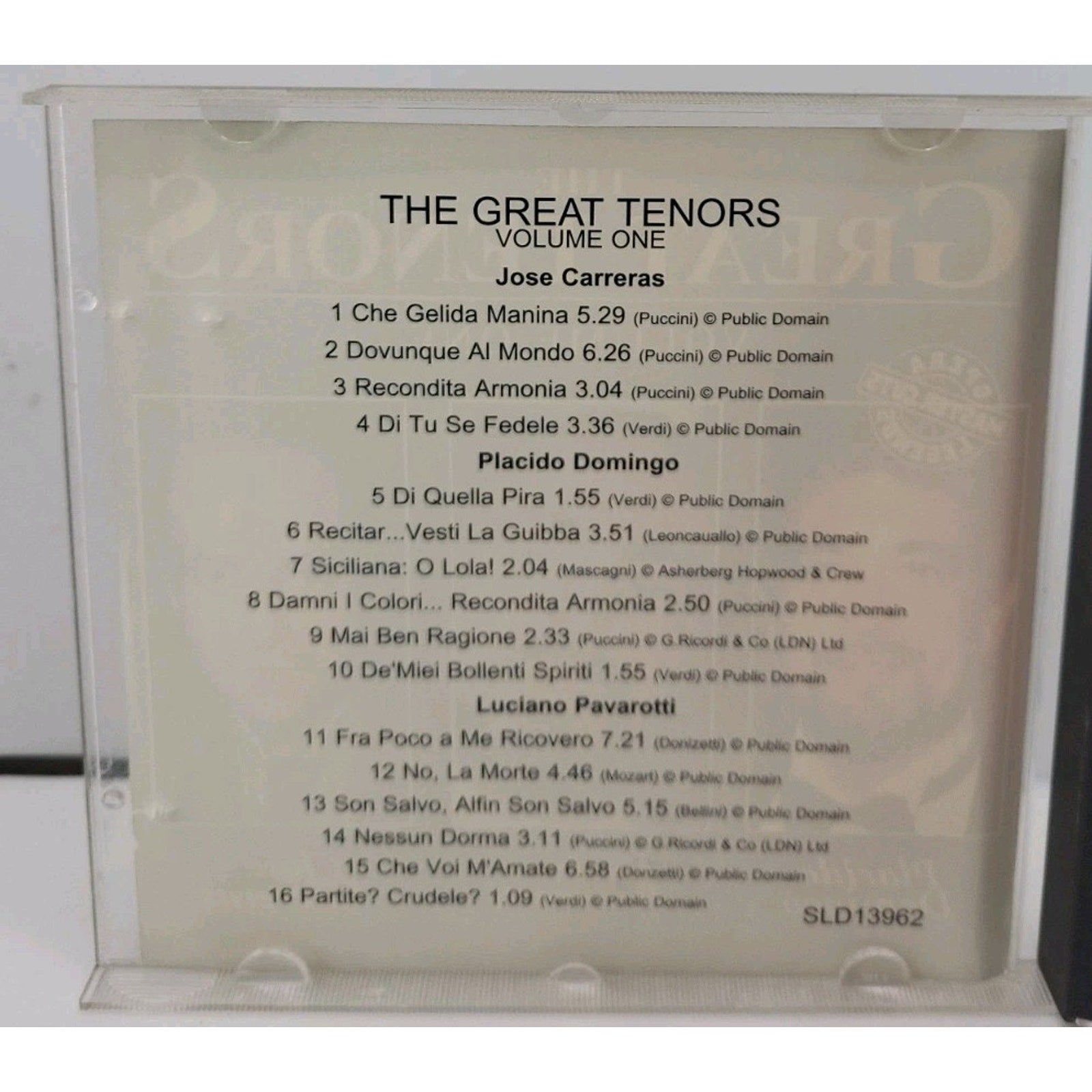 The Great Tenors: Volume 1 - Domingo, Pavarotti, & Carreras [CD]