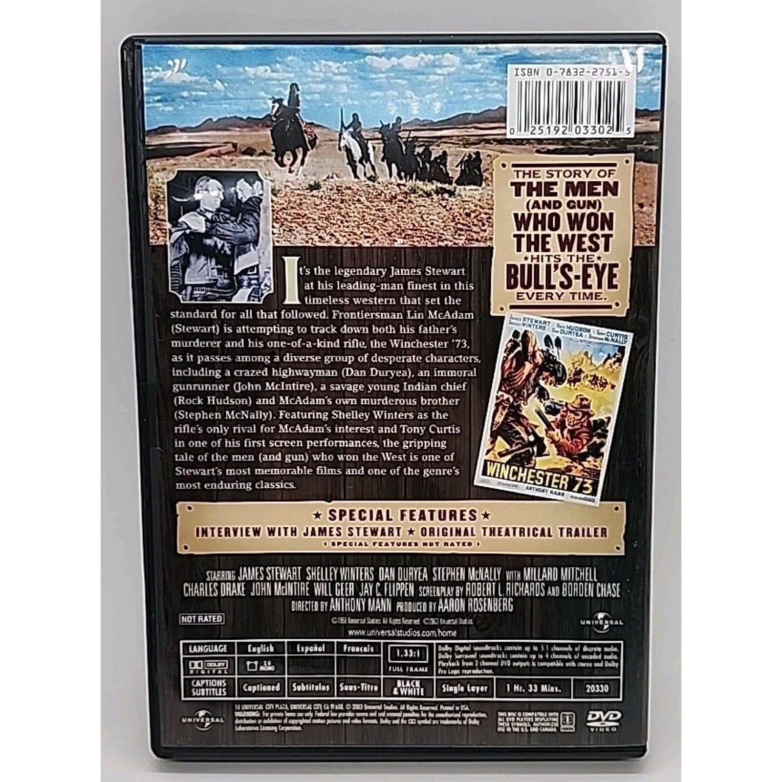 Winchester '73 (DVD, 1950)