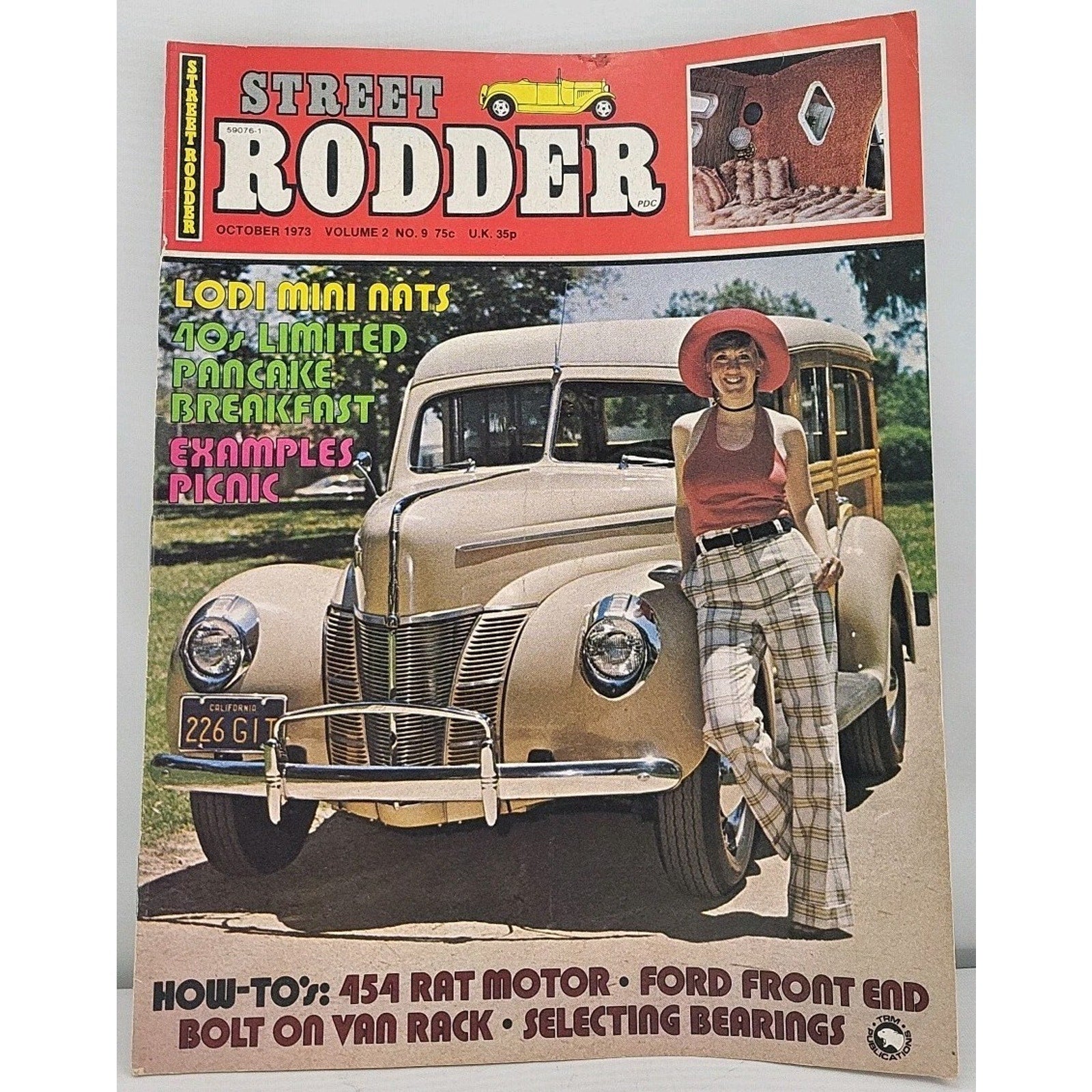Street Rodder Magazine October 1973 Volume 2 No. 9