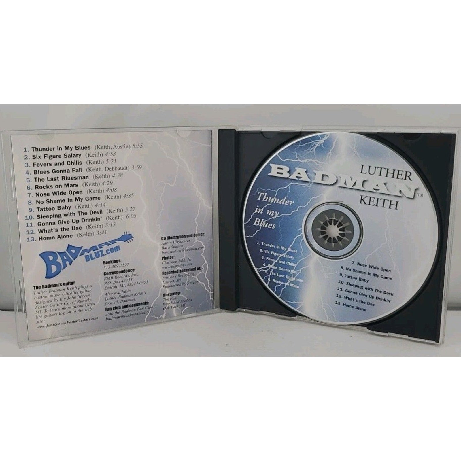 Thunder in My Blues by Luther "Badman" Keith (CD, Dec-2003, BMB Records, Inc.)