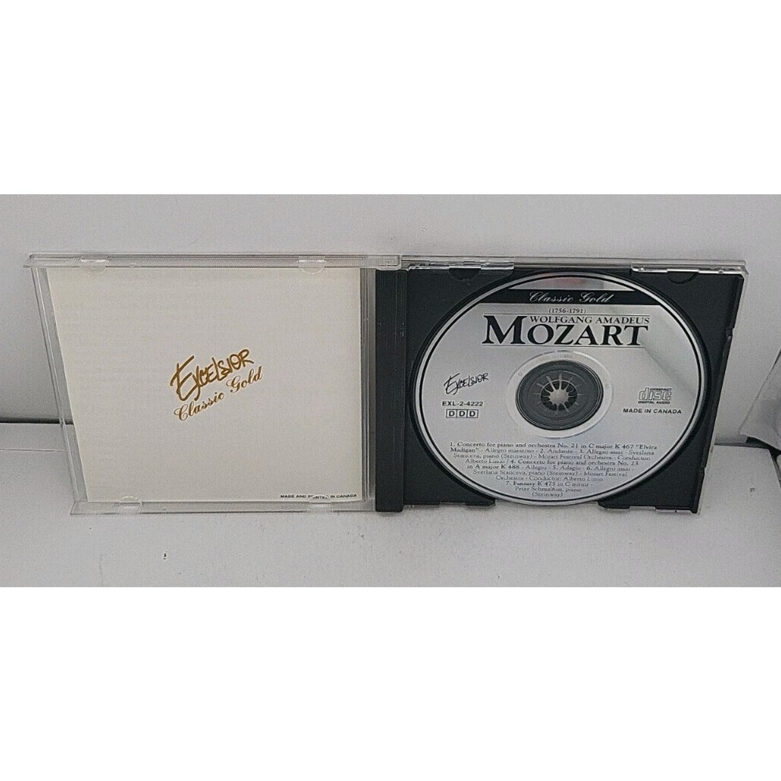 Wolfgang Amadeus Mozart - Classic Gold - CD
