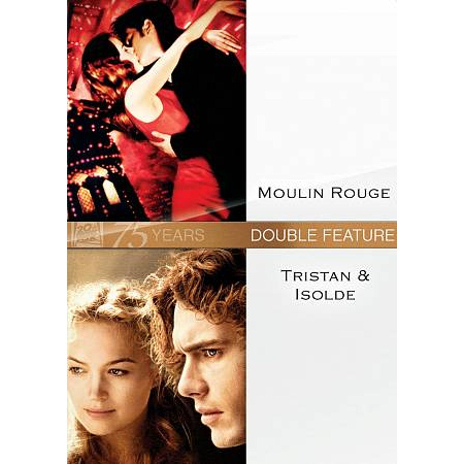 Moulin Rouge/Tristan and Isolde (DVD, 2010, 2-Disc Set, Fox 75th Anniversary)