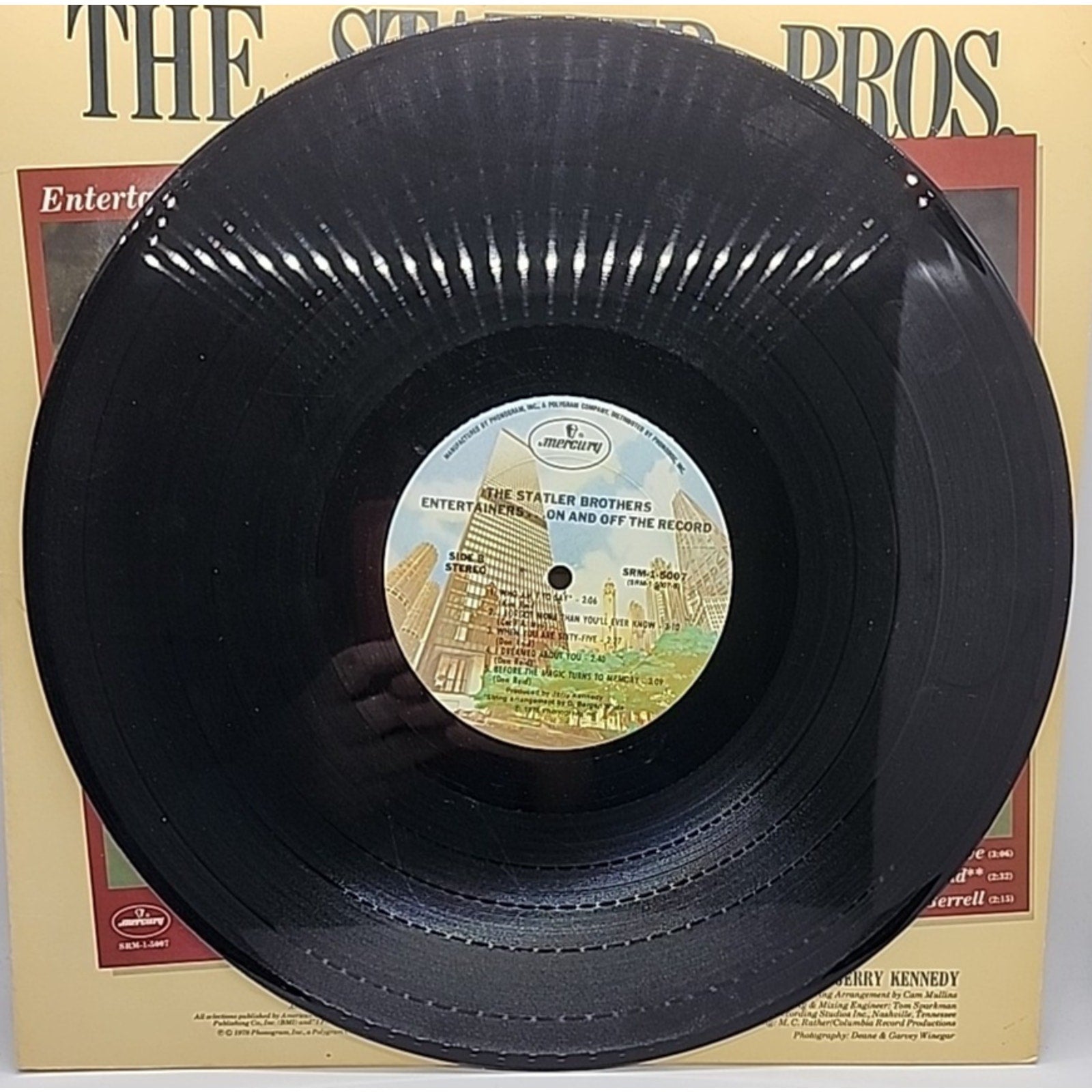 The Statler Bros. Entertainers On And Off The Record. Mercury 1978 (Record)