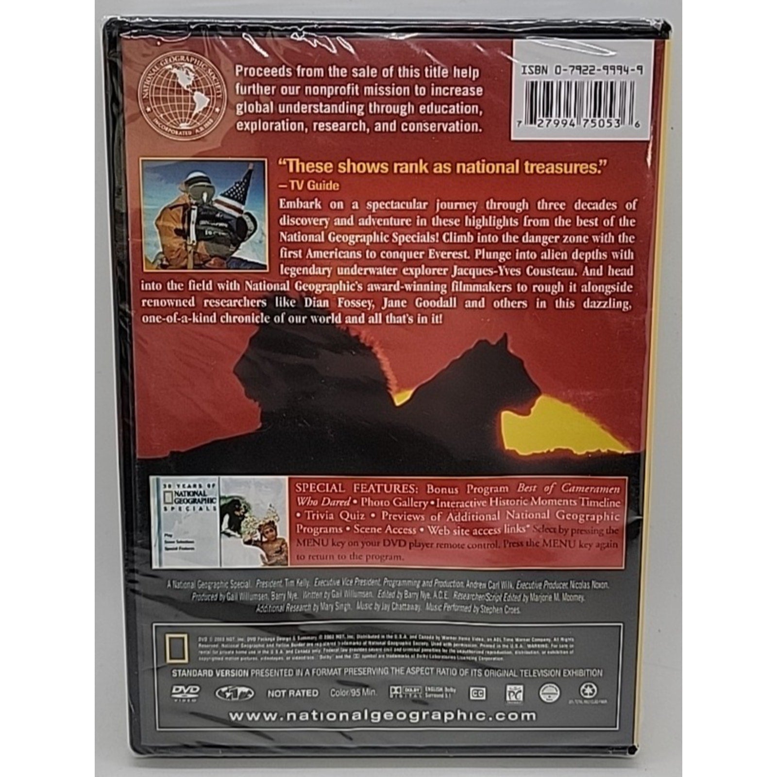 Nat'l Geo: Volcano-Nature's Inferno (DVD, 1997) *Brand New*