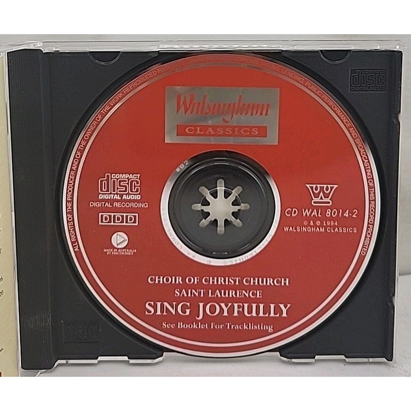 Sing Joyfully: The Choir Of Christ Church St Laurence CD
