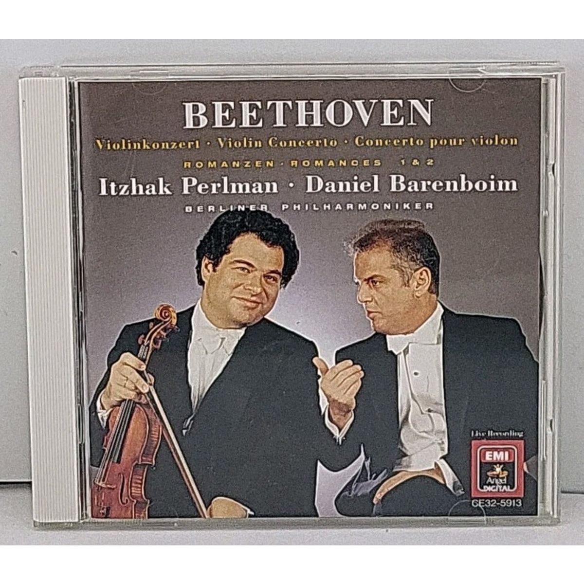 Beethoven Violin Concerto Itzhak Perlman Daniel Barenboim Berliner Phil CD