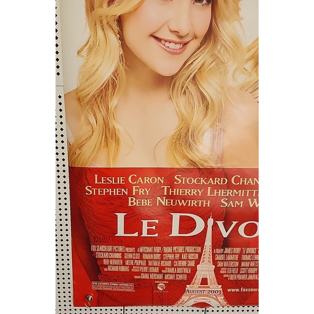 Le Divorce Original 27 X 40 Theatrical Movie Poster Kate hudson Naomi Watts