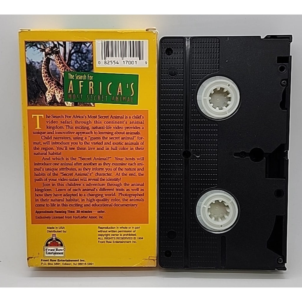 Search for Africas Most Secret Animal (VHS, 2000)