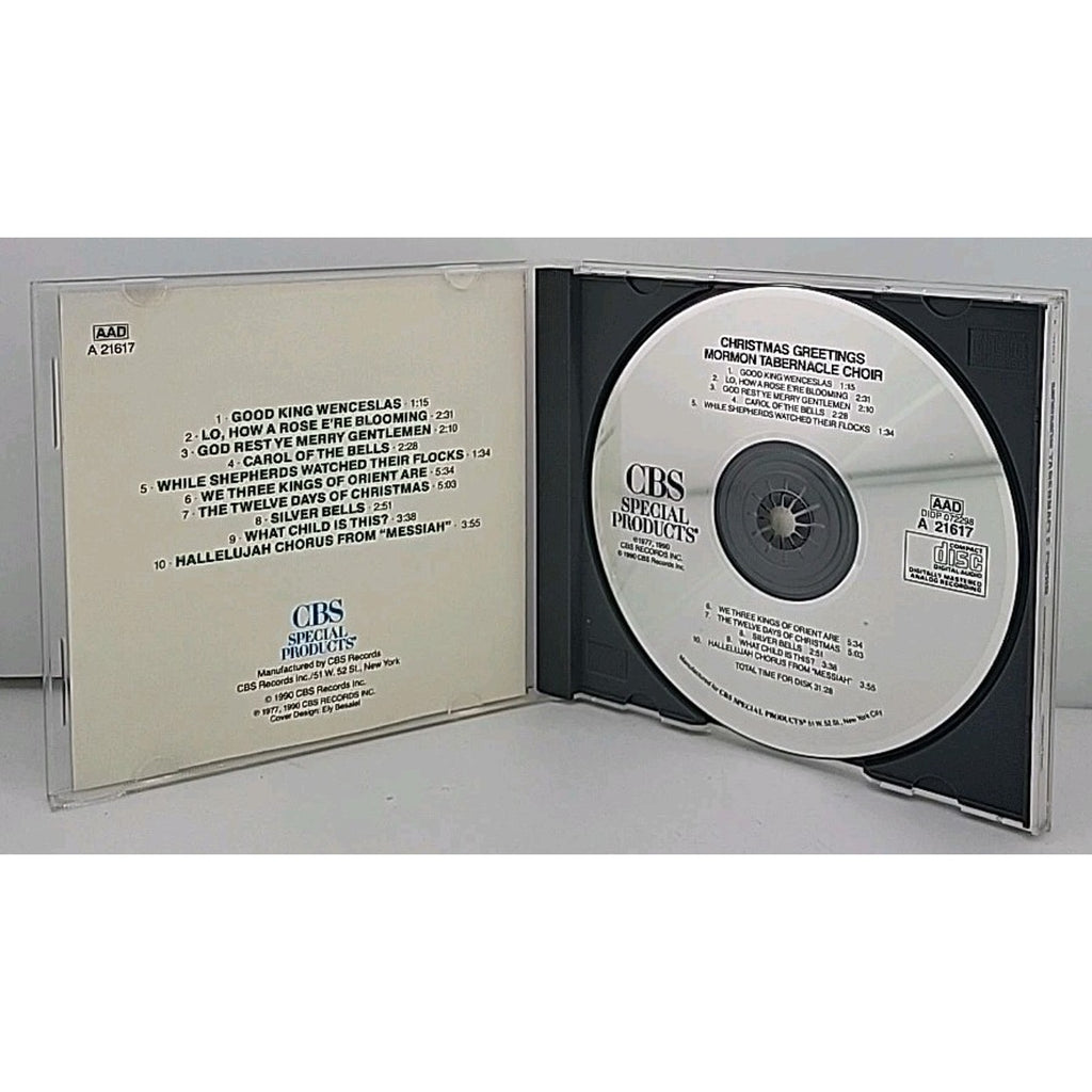 Christmas Greetings by Mormon Tabernacle Choir (CD, Feb-1990, Sony Music)