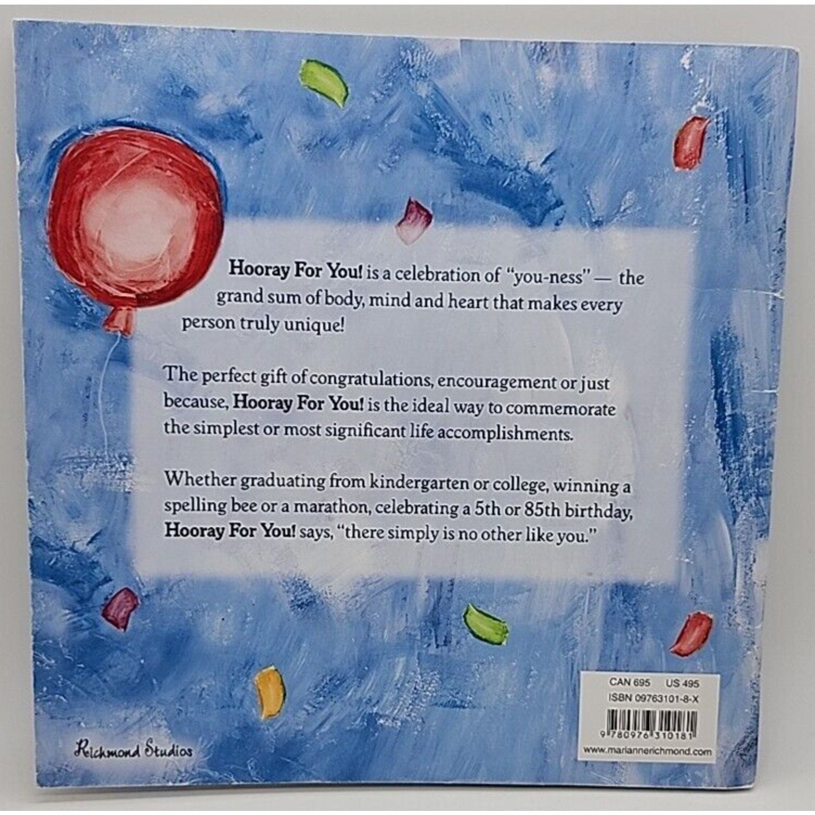 Hooray for You! : A Celebration of You-ness by Marianne Richmond (2006, Trade...