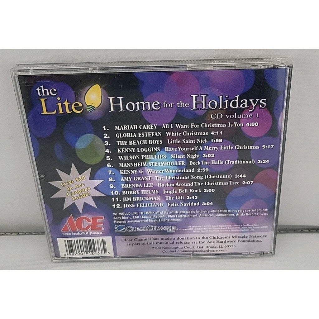 The Lite Home for the Holidays Volume 1 by Various Artists Cd