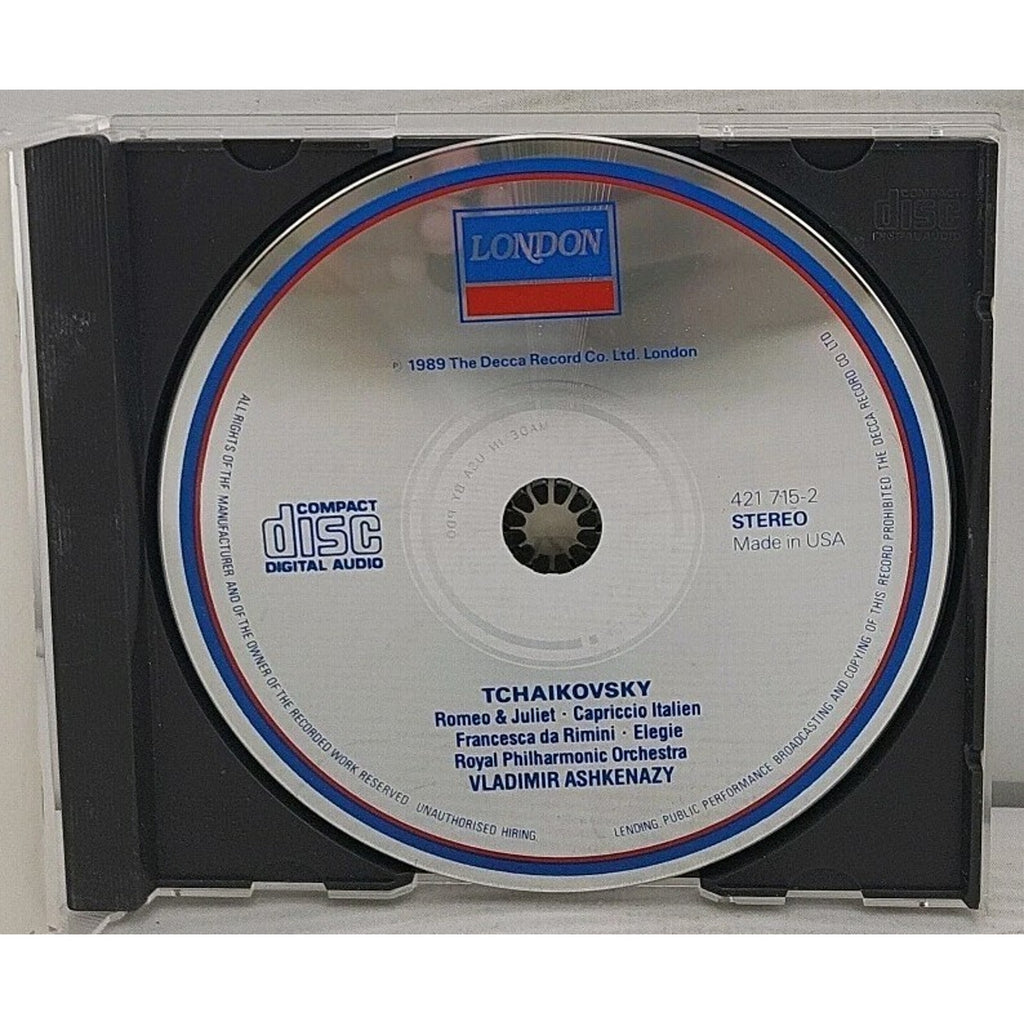 Tchaikovsky: Romeo & Juliet; a by Royal Philharmonic Orchestra; Ashkenazy (CD)