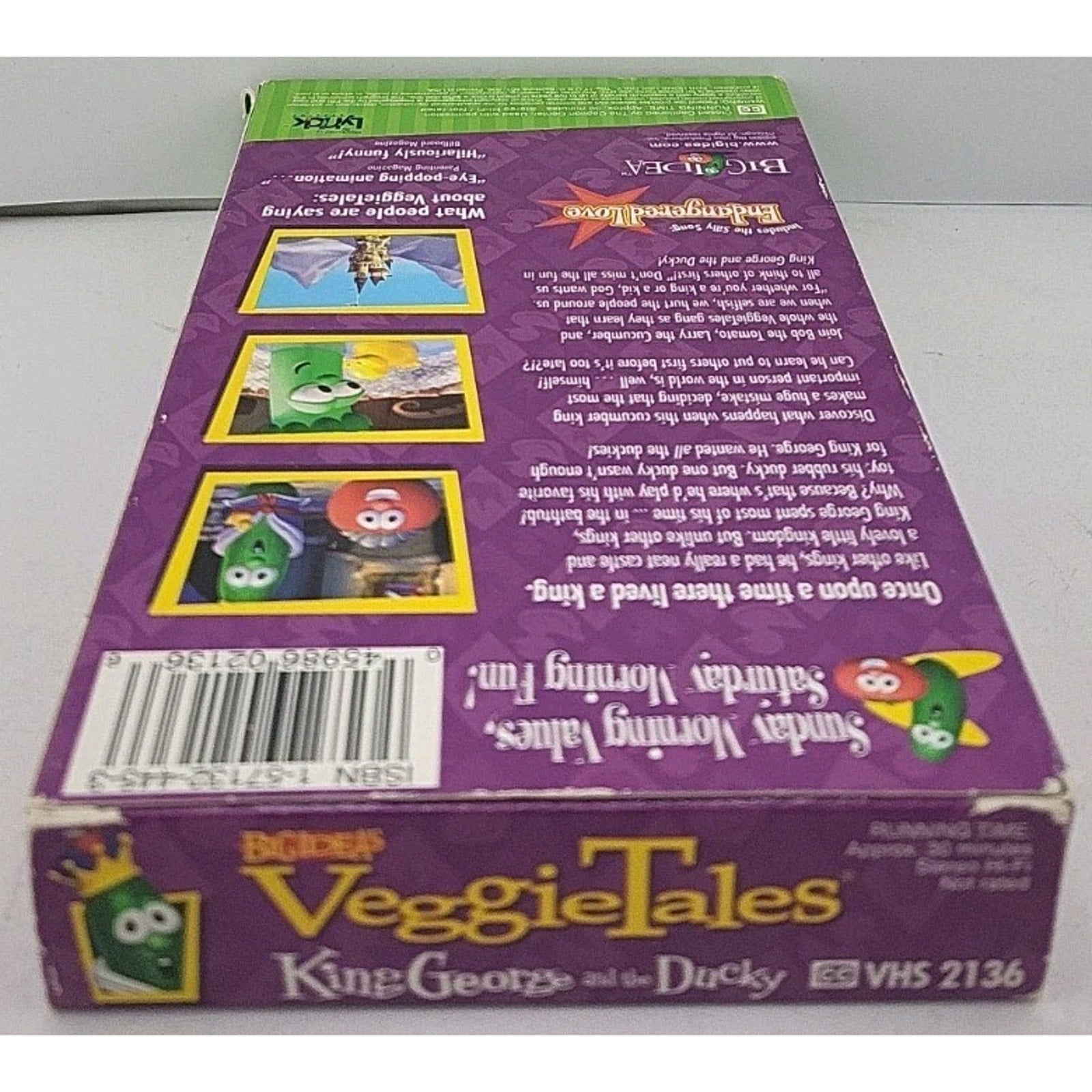 VeggieTales - King George and the Ducky (VHS, 2000)