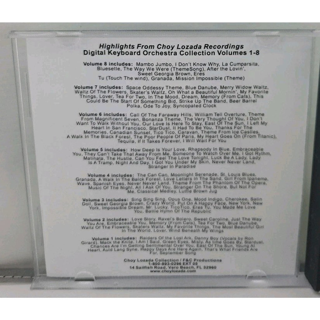 Choy Lozada: Digital Keyboard Orchestra Collection Volume 6 CD