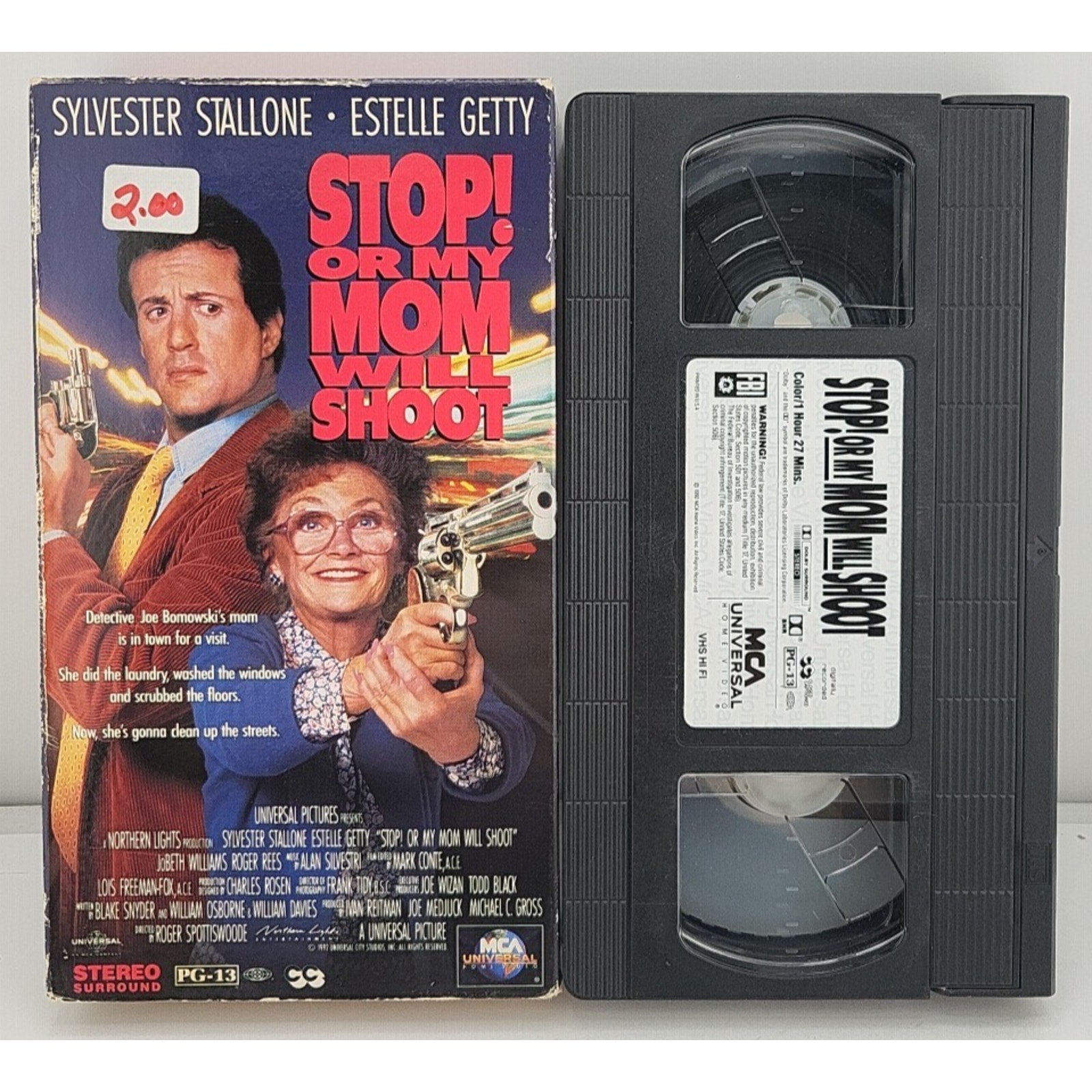 Stop or My Mom Will Shoot (VHS, 1992)
