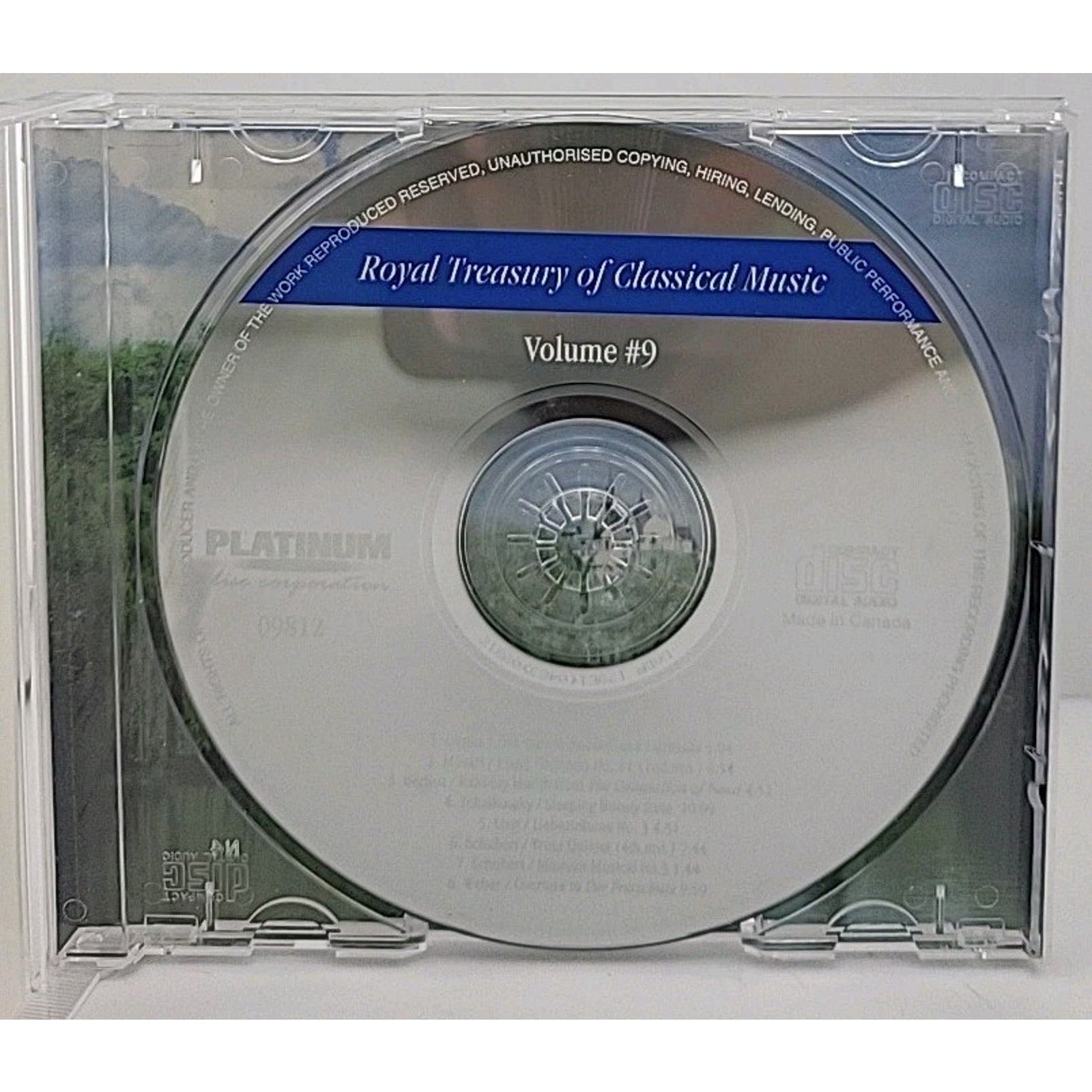 Vol. 9 Royal Treasury of Classical Music by Various (CD, 2000)