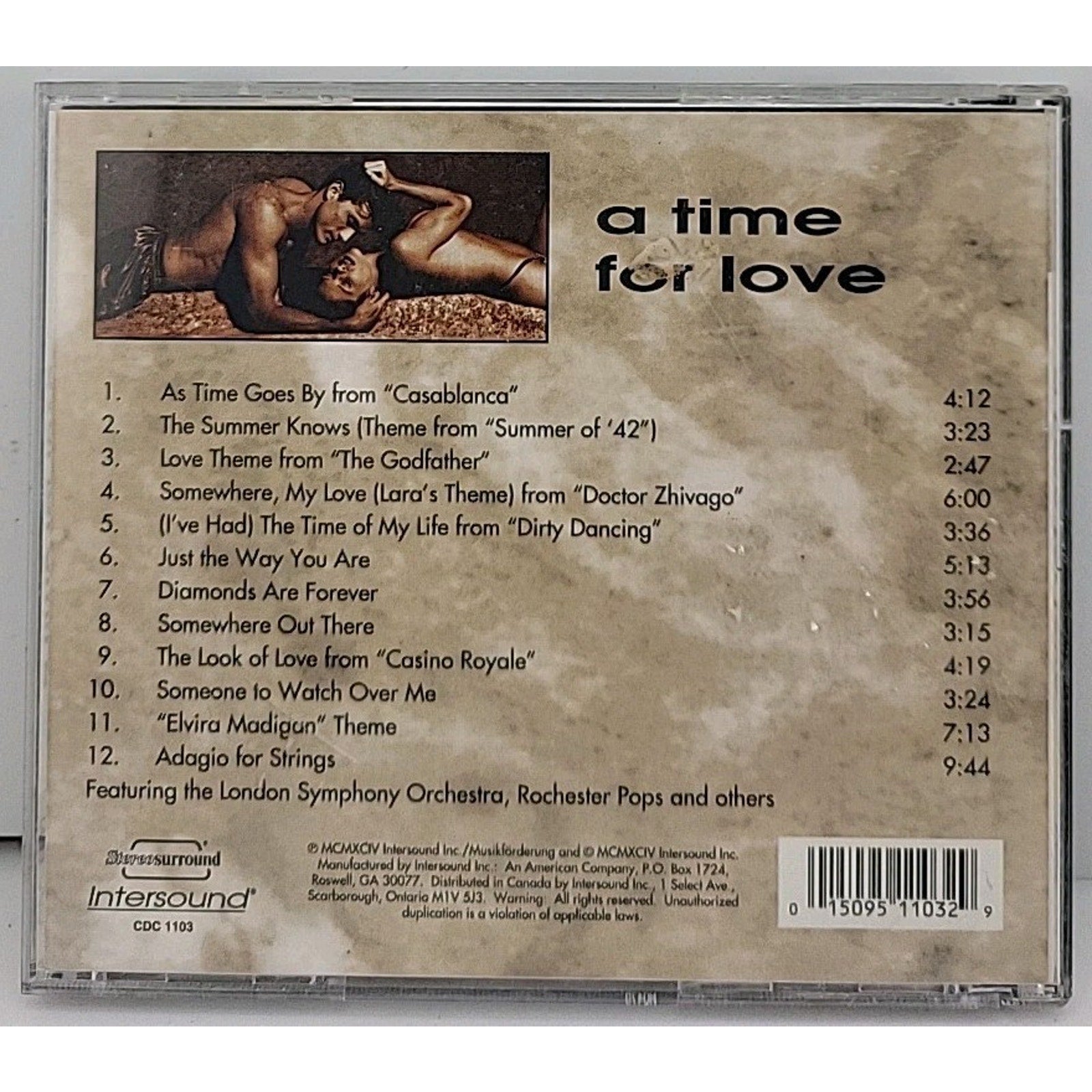 A Time for Love Music CD