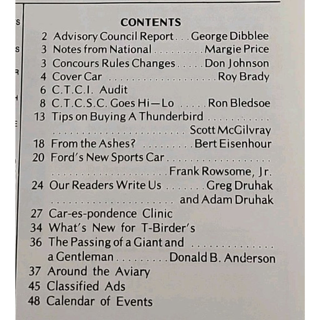 Early Bird Magazine May-June 1980