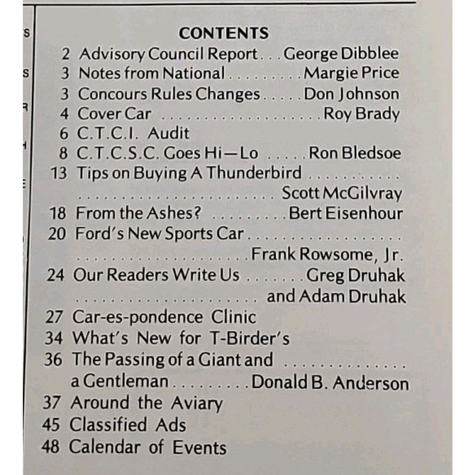 Early Bird Magazine May-June 1980