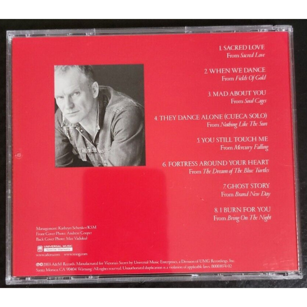 Sting - Songs of Love (CD/Victoria's Secret Exclusive)