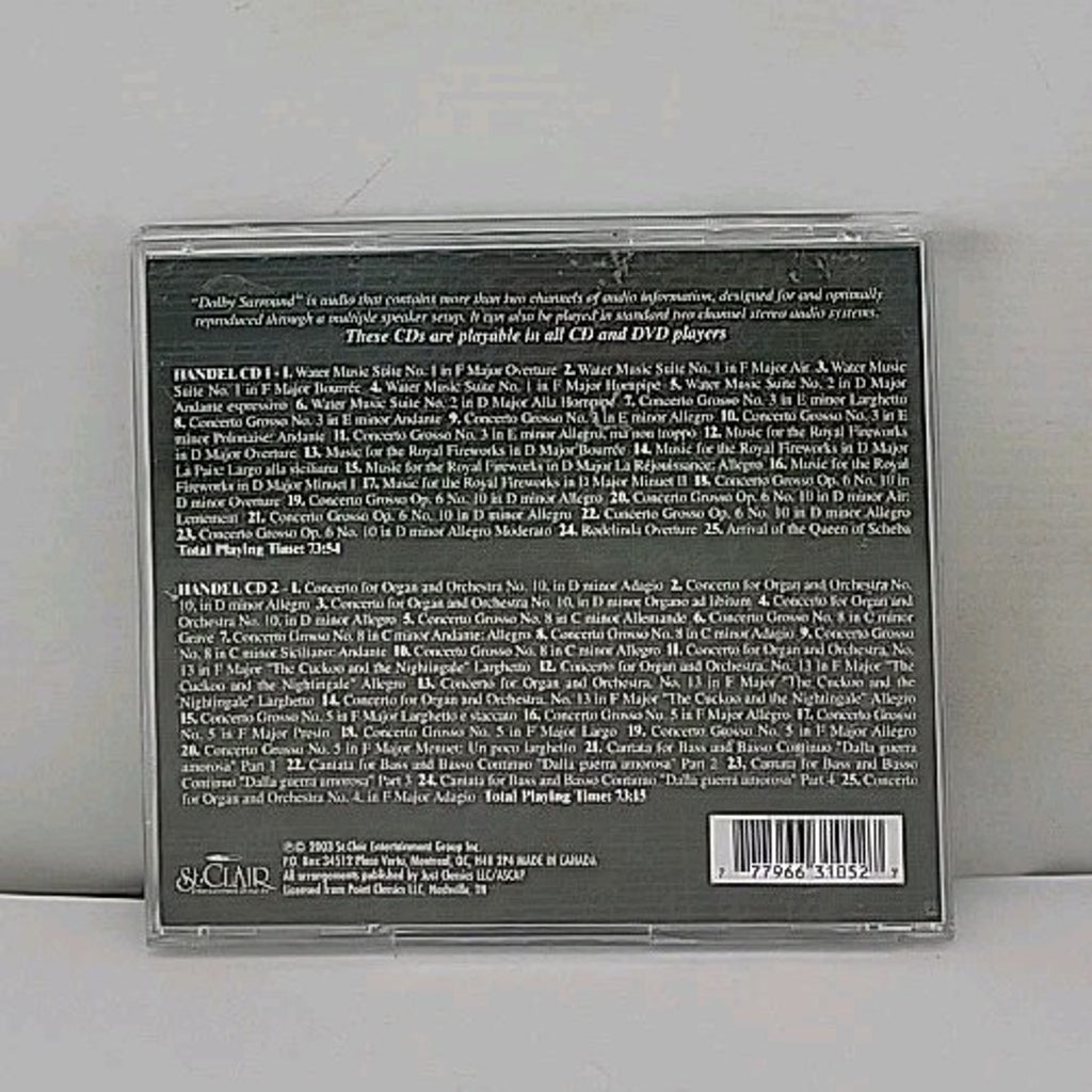 Water Music 1 (F Major) /Con Gross 3 (Em) /& by Les Lunes Du Cousin Jacques (CD,