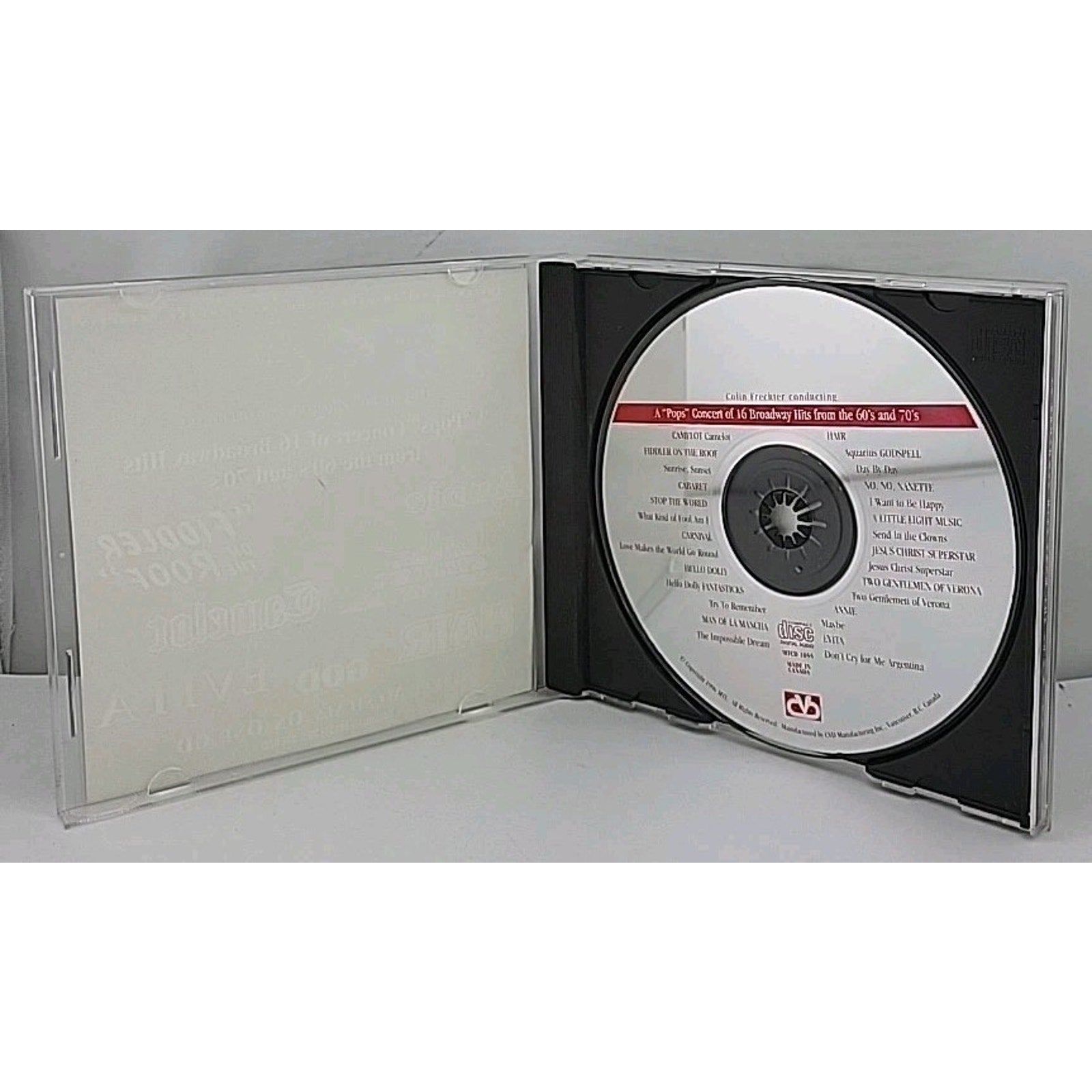 A Pops Concert Of 16 Broadway Hits From The 60s and 70s (CD) 1996