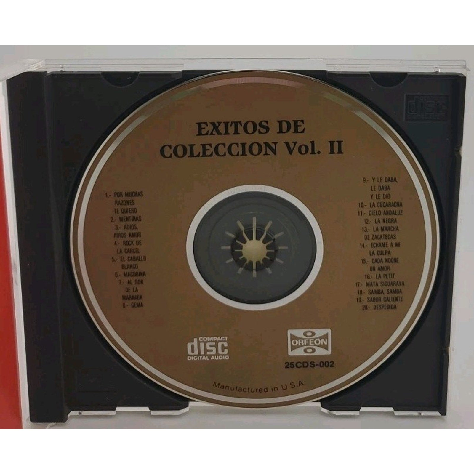 Exitos de Coleccion, Vol. 2 by Various Artists (CD, Jan-1990, Orfeon)