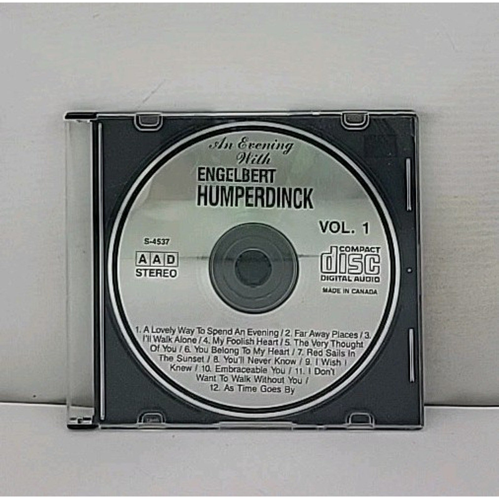 An Evening With Engelbert Humperdinck Volume 1 (CD) *Disc Only*