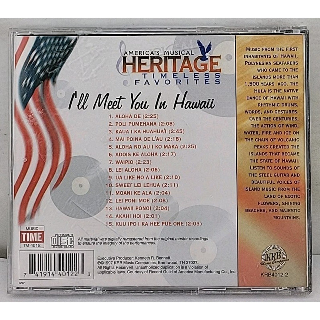 American Heritage: I'll Meet You in Hawaii - Lani Maka (CD) 1997