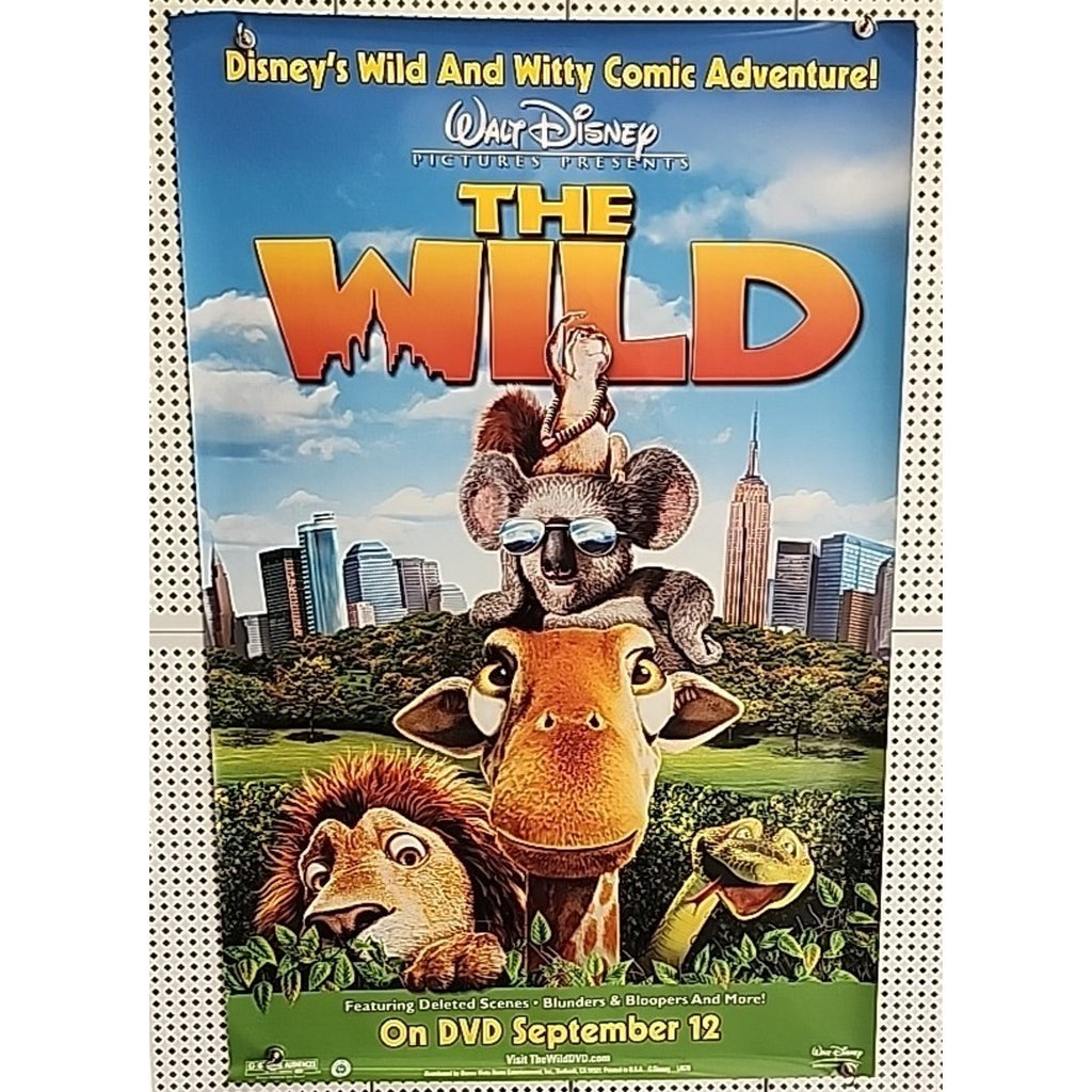 The Wild DVD Release Movie Poster 27x40
