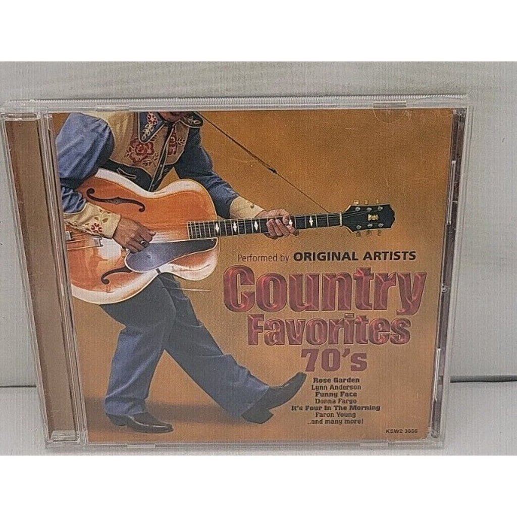 Country Favorites 70'S On Audio CD Album Black 2007