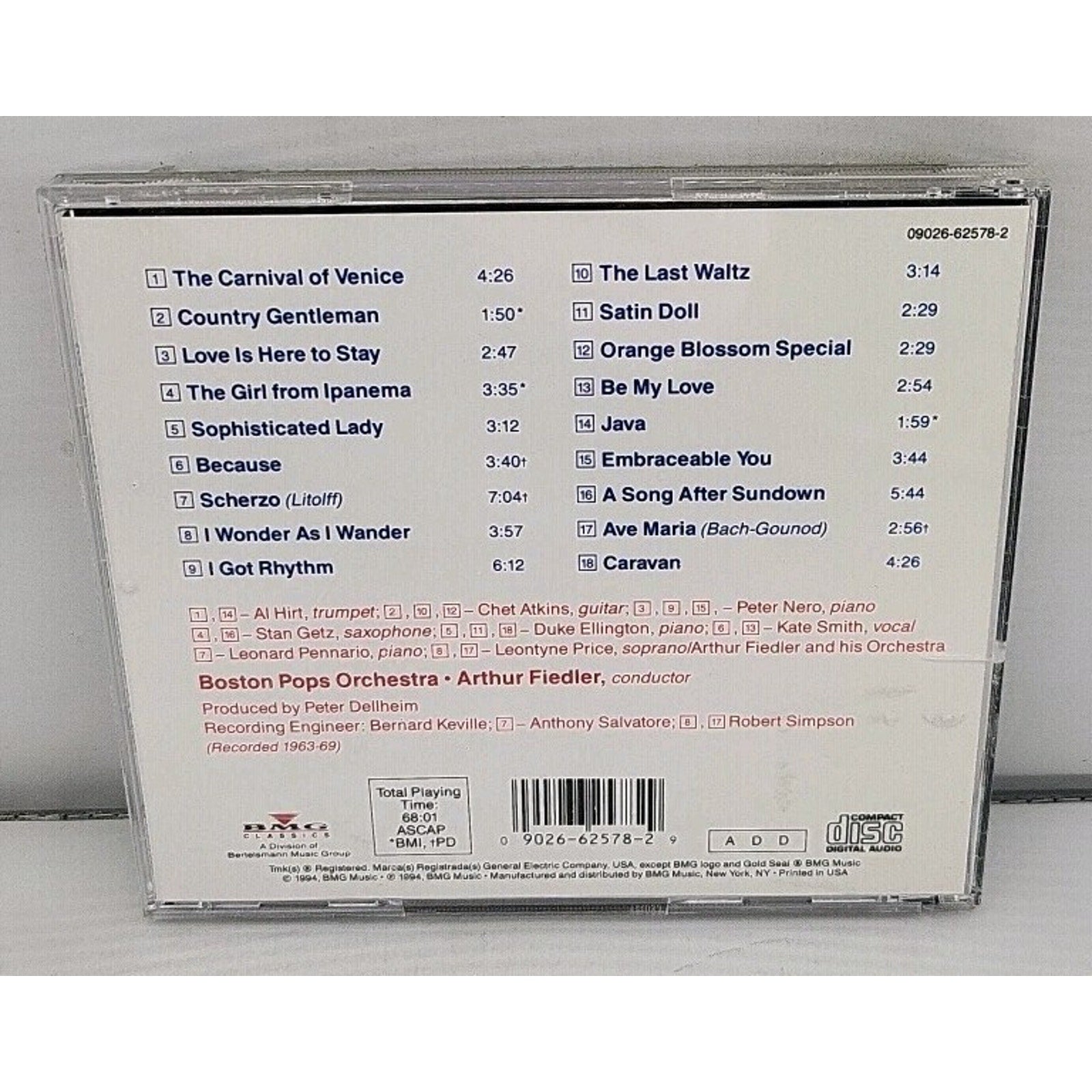 Fiedler & Friends by Arthur Fiedler (CD, Nov-1994, RCA Victor)
