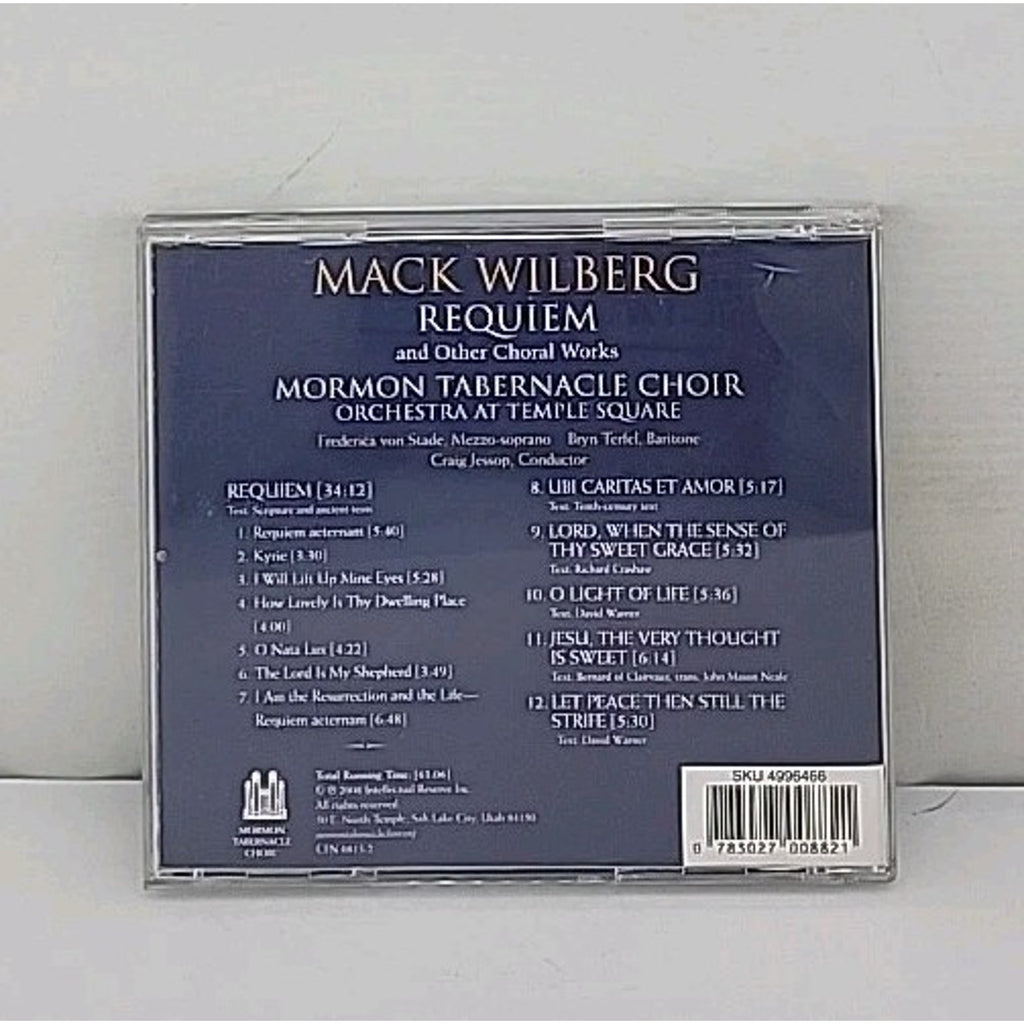 Mack Wilberg Requiem by Mormon Tabernacle Choir (CD, 2008)