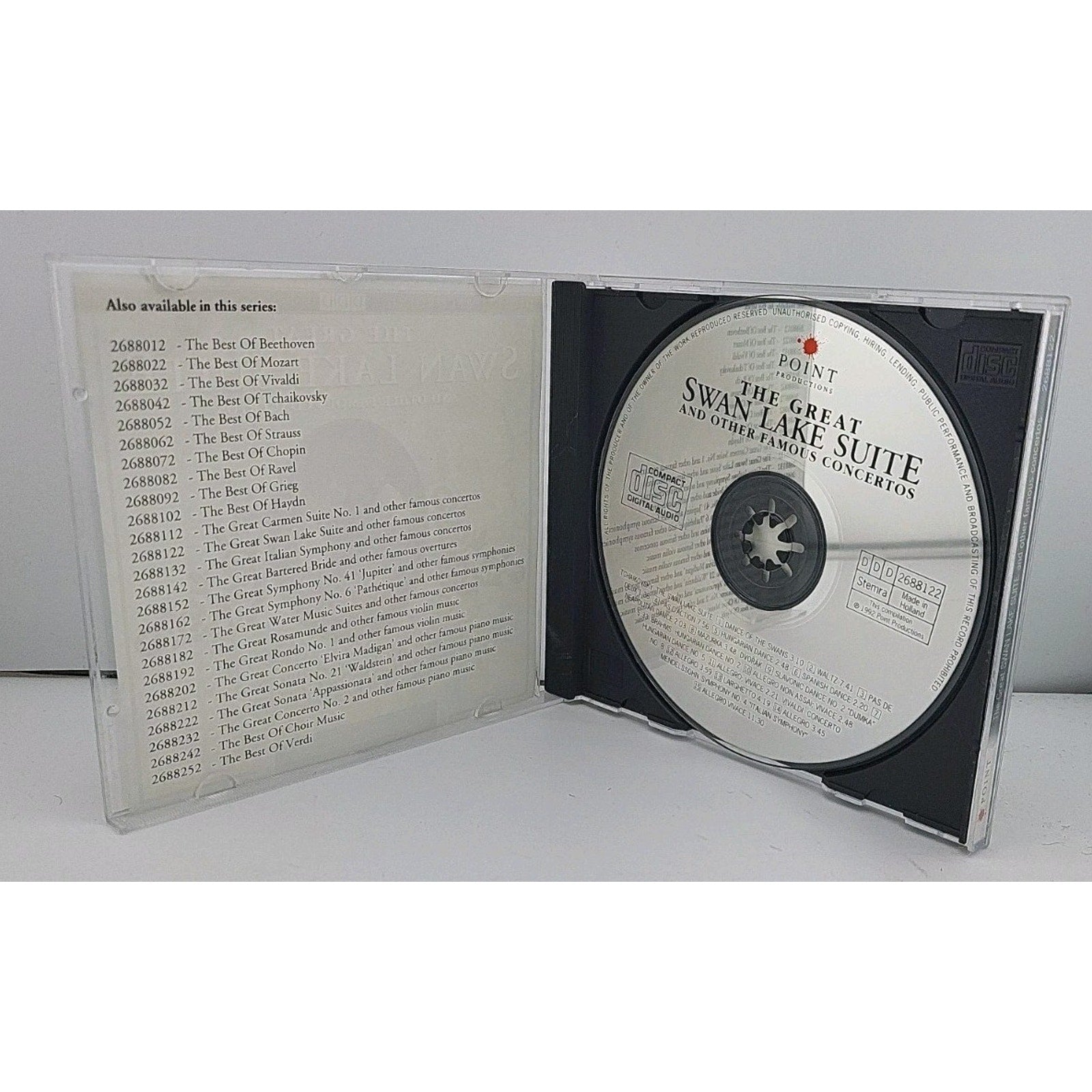 The Great Swan Lake Suite And Other Famous Concertos (CD, Point Prod. Holland)
