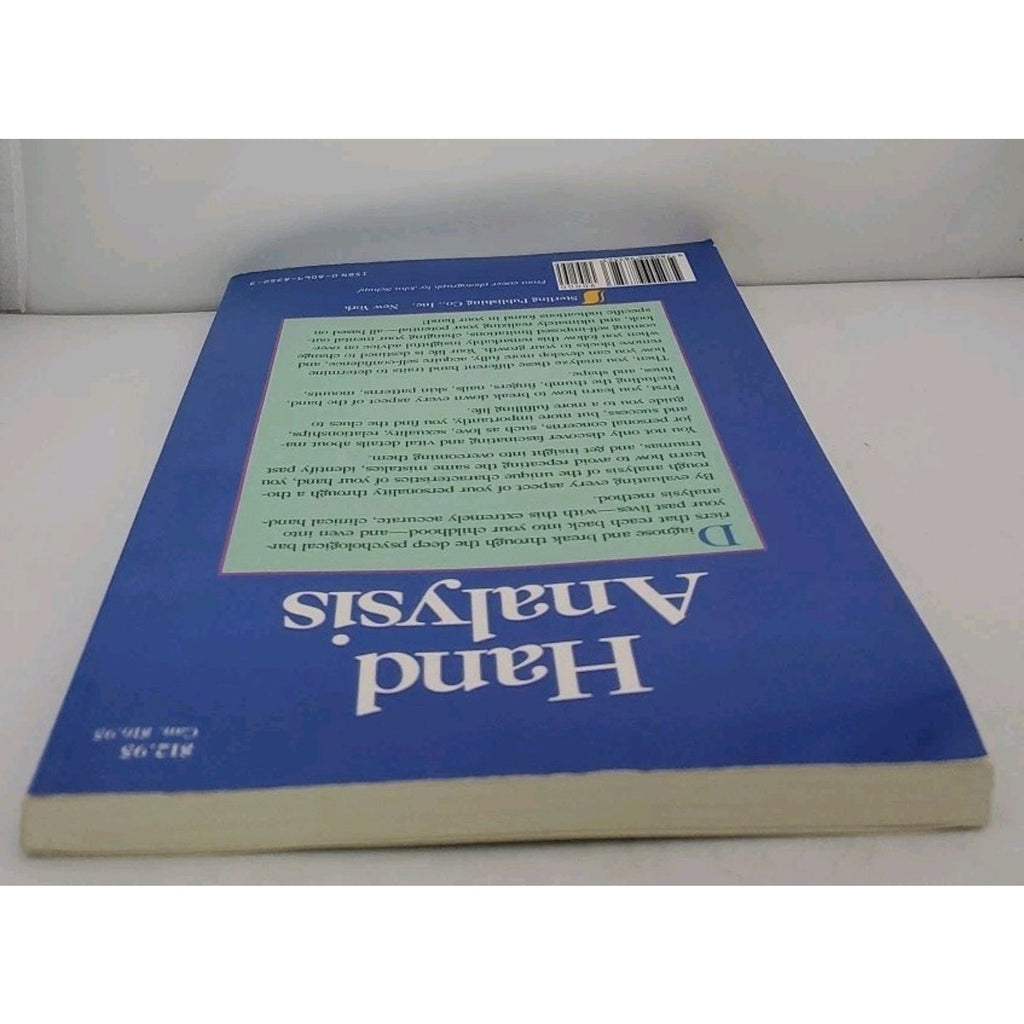 Hand Analysis : The Diagnostic Method by Edo Sprong (1991, Trade Paperback)
