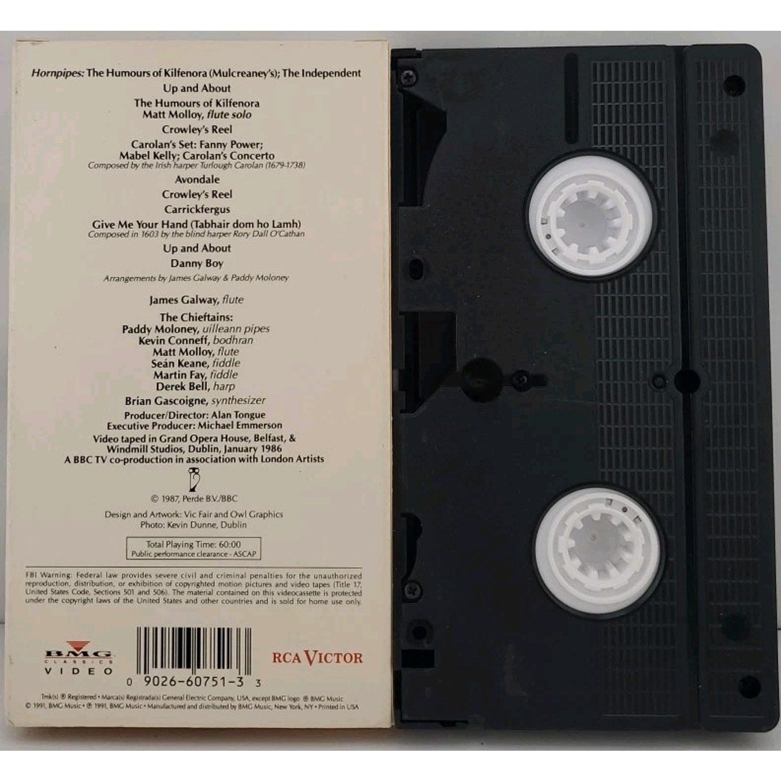 James Galway & The Chieftains in Ireland by James Galway/The Chieftains (VHS,...