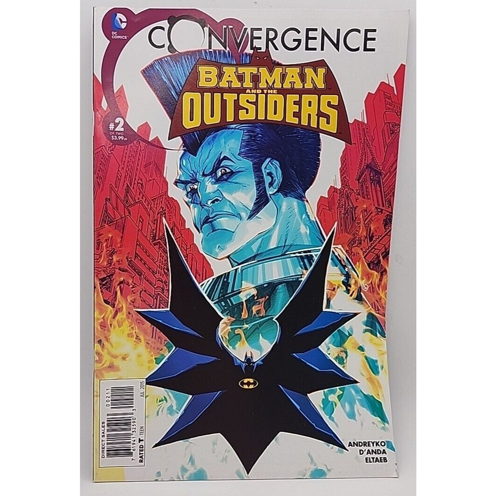 Convergence Batman And The Outsiders # 2 DC Comics 2015