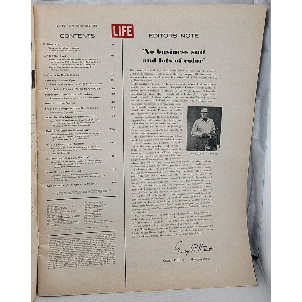 Life Magazine - November 5 1965 - Vol. 59 No. 19