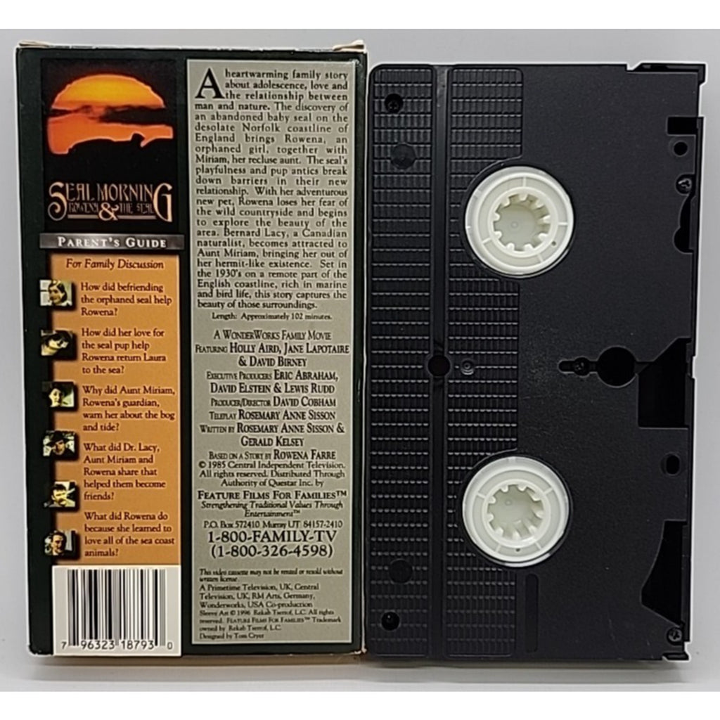 Seal Morning : Rowena & The Seal (VHS, 1996)