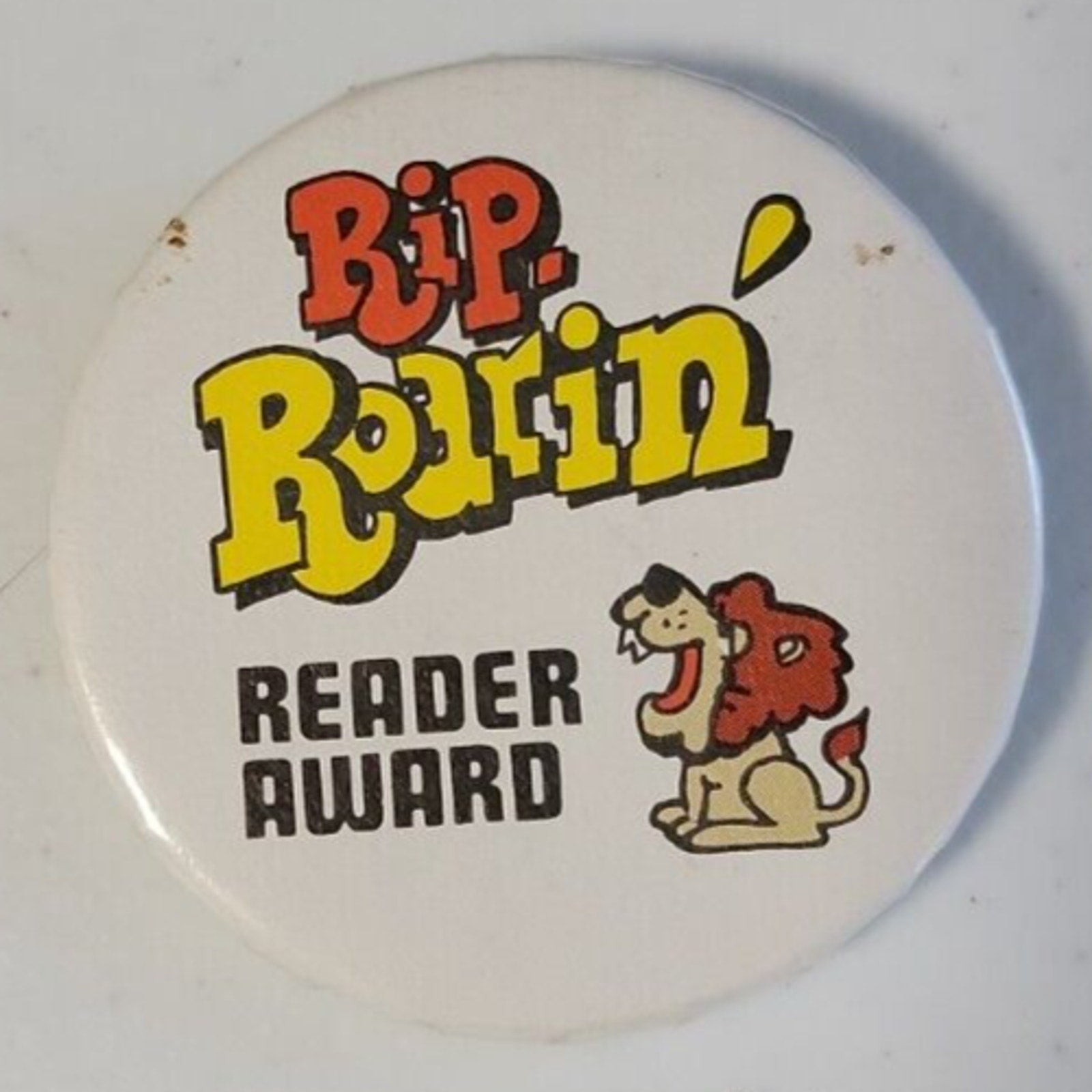 Rip Roarin' Reader Award Pin/Button