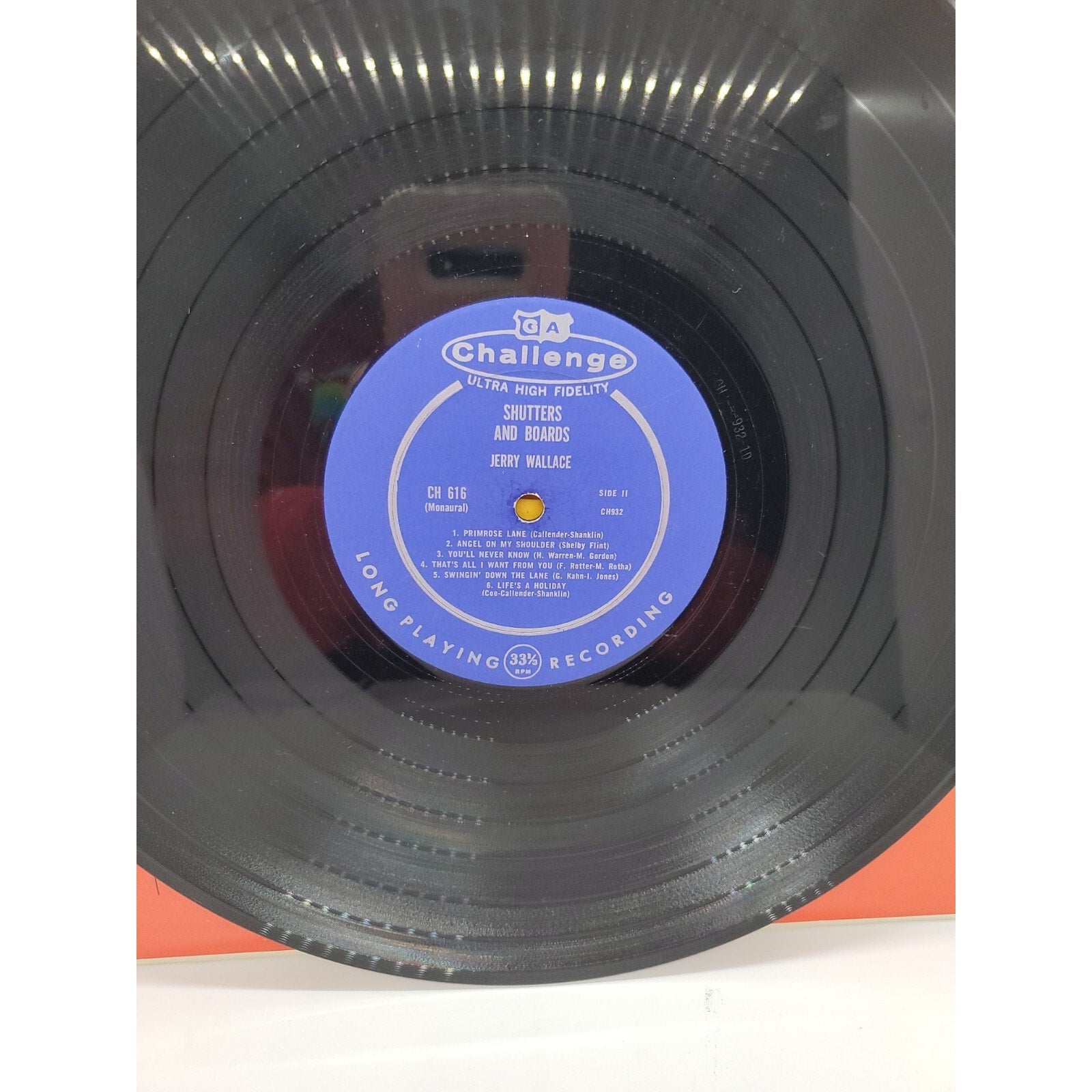 Jerry Wallace Shutters And Boards & Other Town And Country Hits (Record)