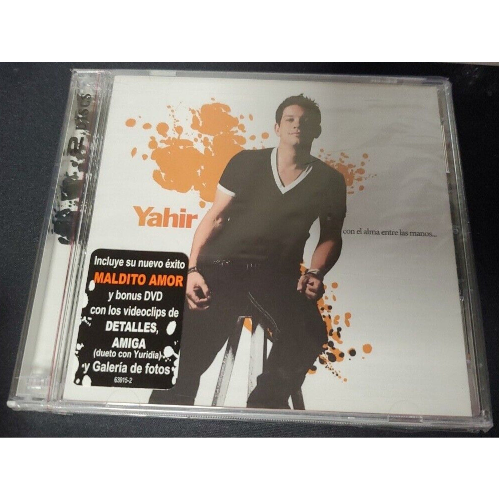 Con el Alma Entre Las Manos by Yahir (CD, Sep-2006, WEA Latina) *Brand New*