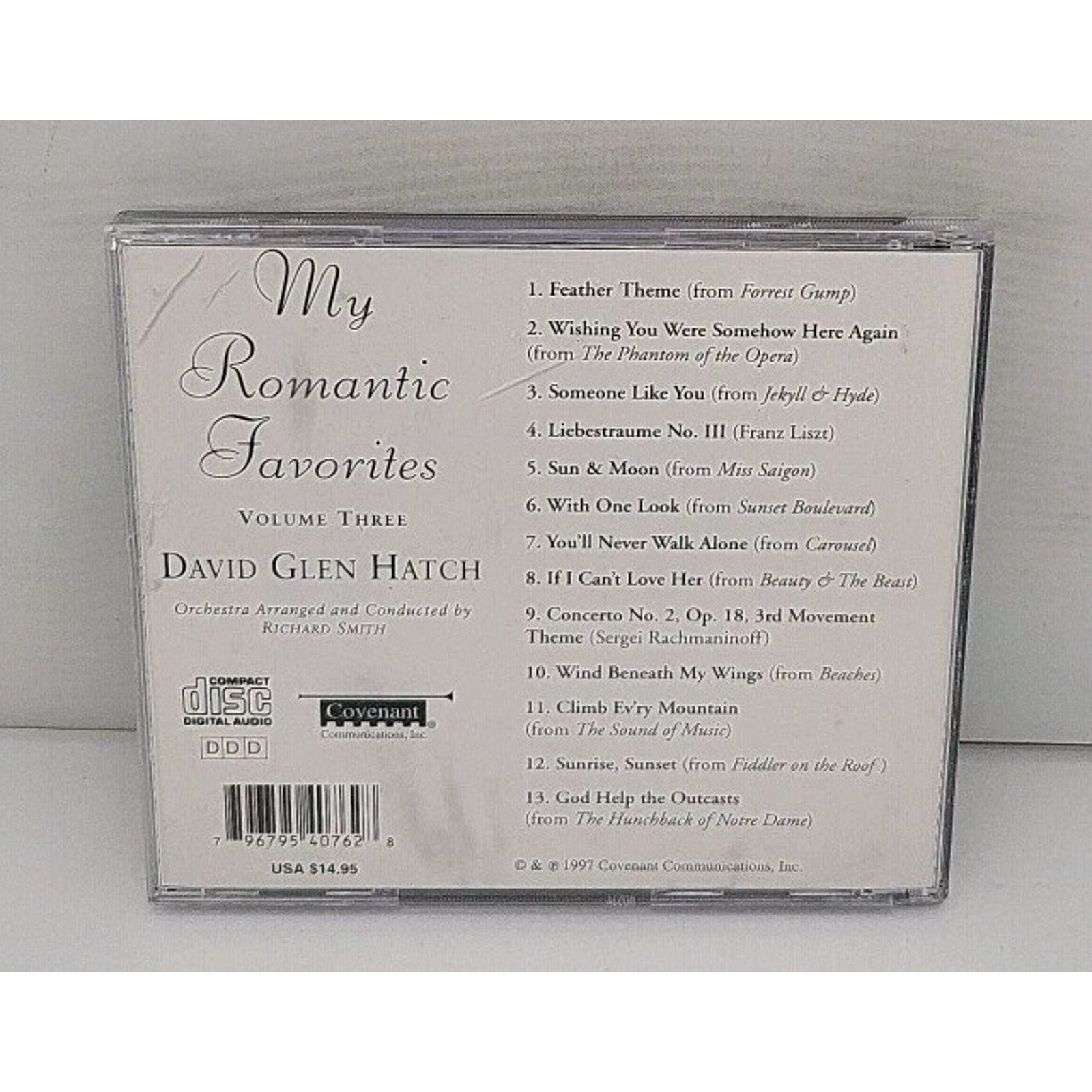 David Glen Hatch - My Romantic Favorites, Vol. 3 - CD