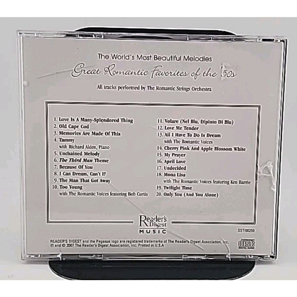 Great Romantic Favorites Of The '50'S Reader's Digest CD 2007