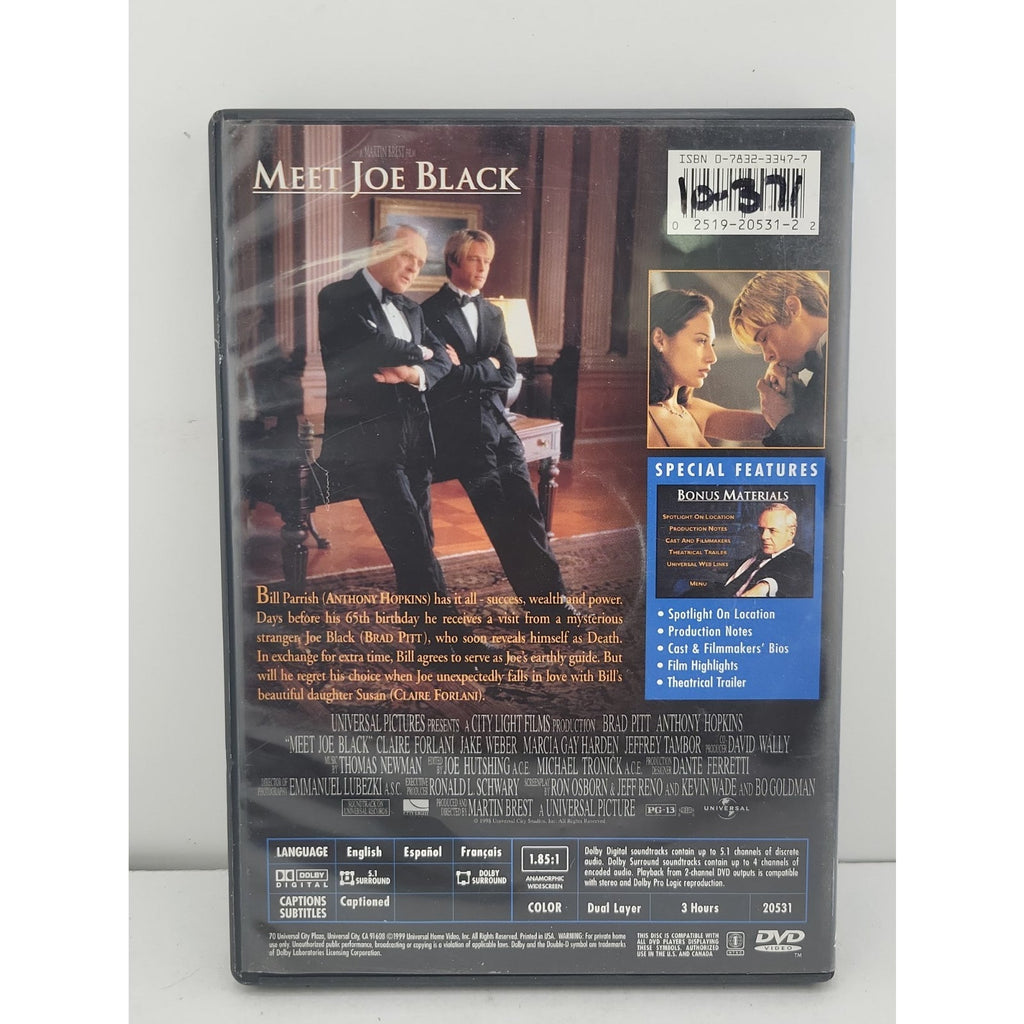 Meet Joe Black (DVD, 1999)