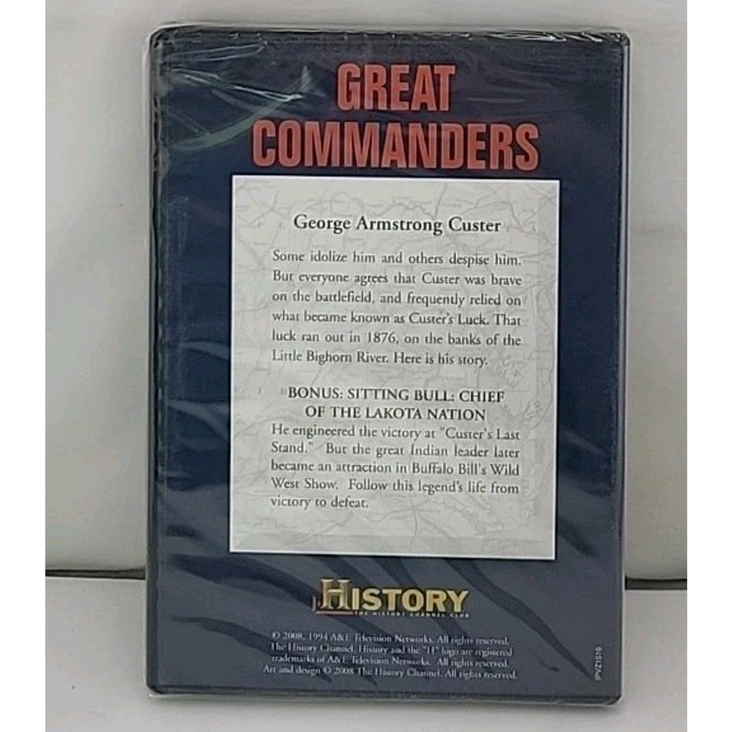 Great Commanders George Armstrong Custer DVD 2008 History Channel *Brand New*