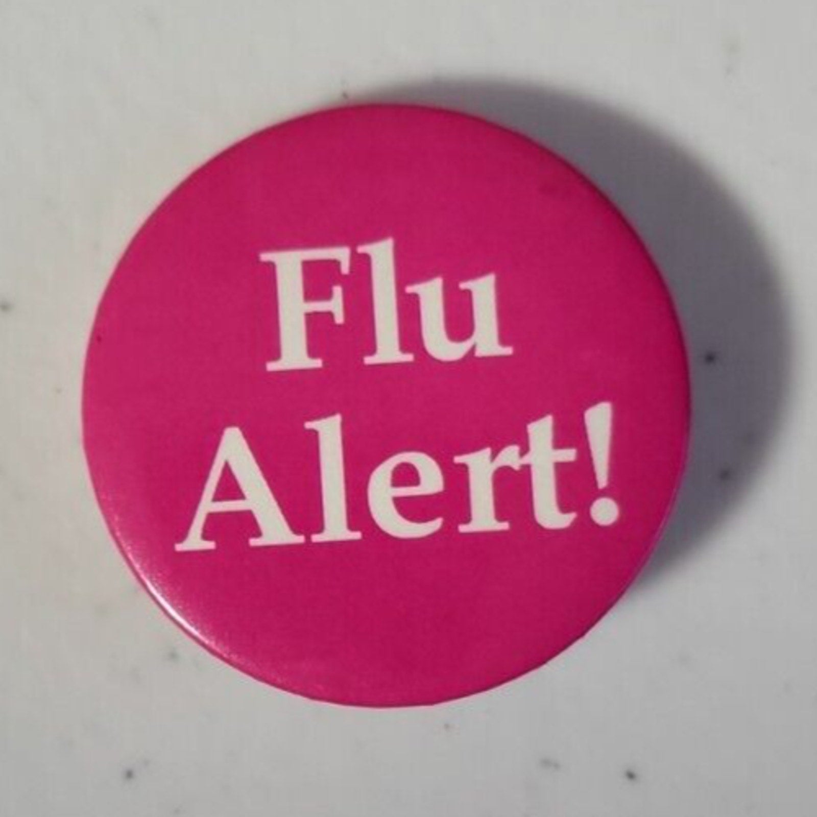 Flu Alert Pin