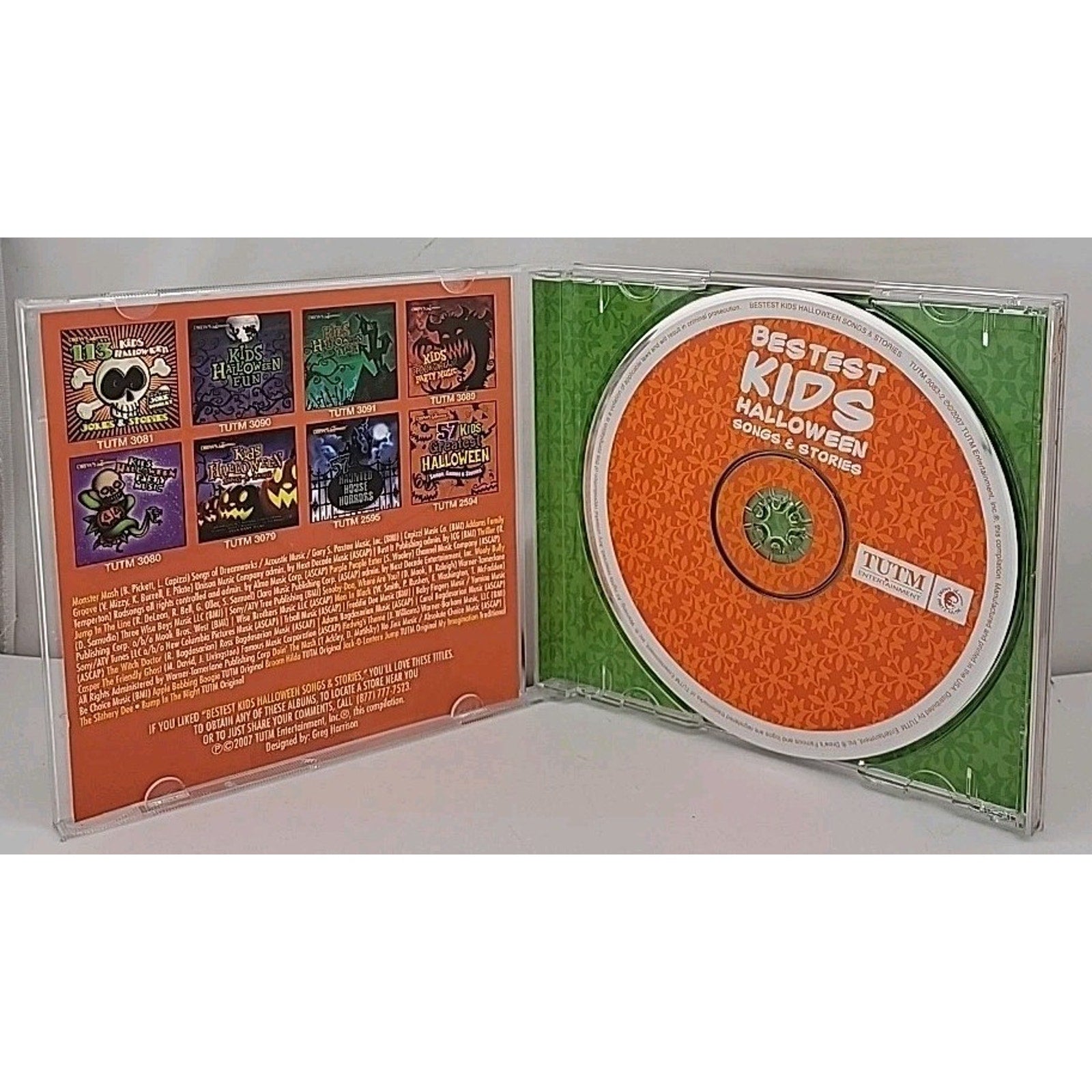 Bestest Kids Halloween Songs & Stories by The Hit Crew (CD, Turn Up the Music)