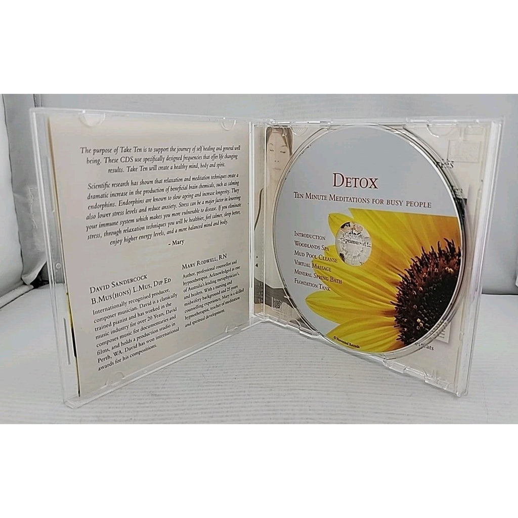 Take Ten - 10 Minute Meditations for Busy People Vol 2 : Detox - Music CD - Mary