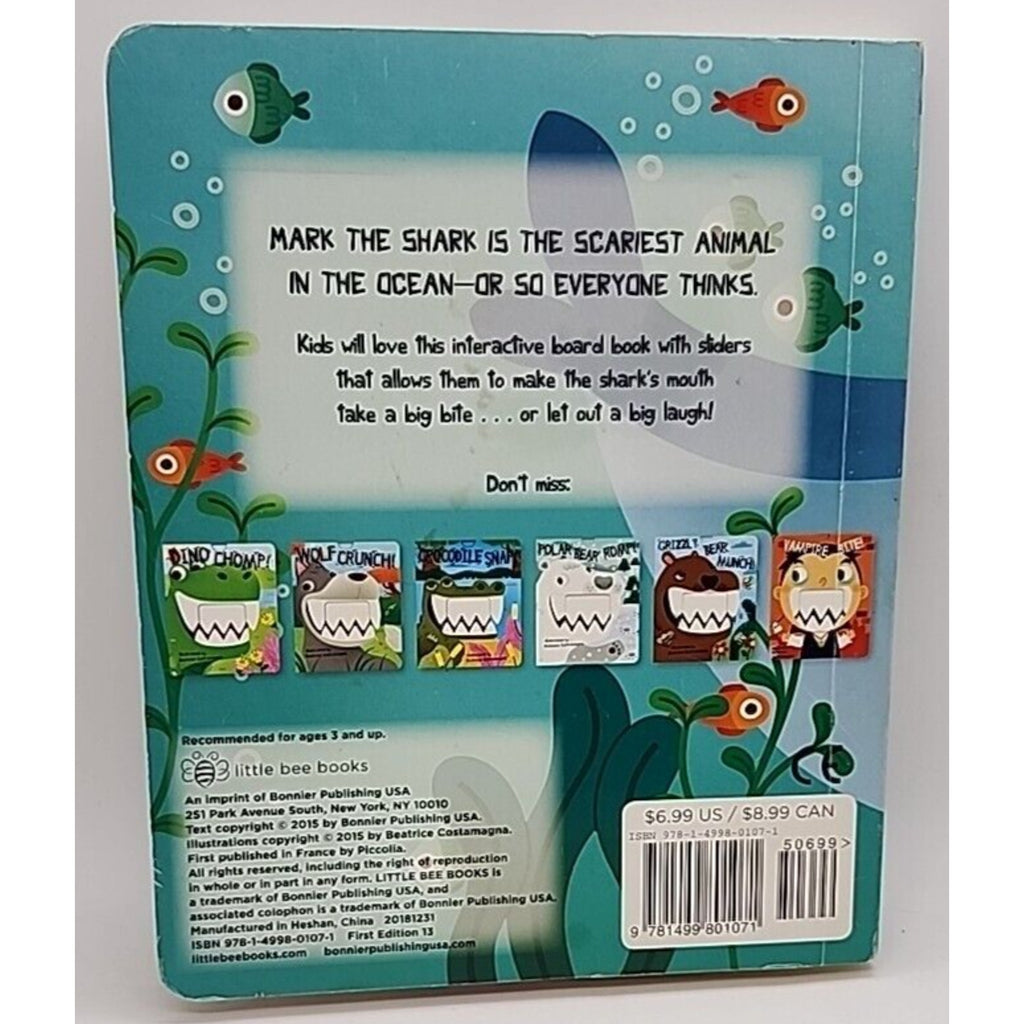 Shark Bite! by Little Bee Books (2015, Children's Board Books)